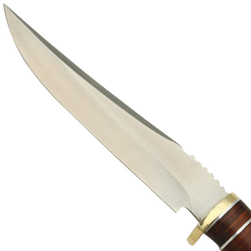 Fixed Blade Hunting Knife with Sheath - Wilderness Skinning Knife