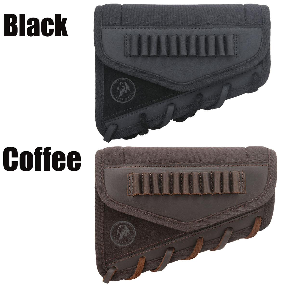 Leather Rifle Cheek Rest Recoil Pad for Hunting & Shooting