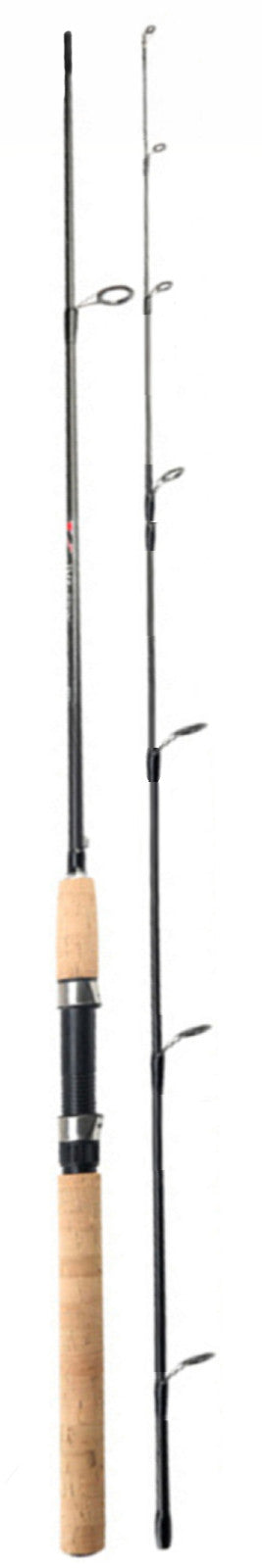 Portable Spinning Fishing Pole Carbon Fiber Rod - Medium Heavy, Lightweight & Fast Action
