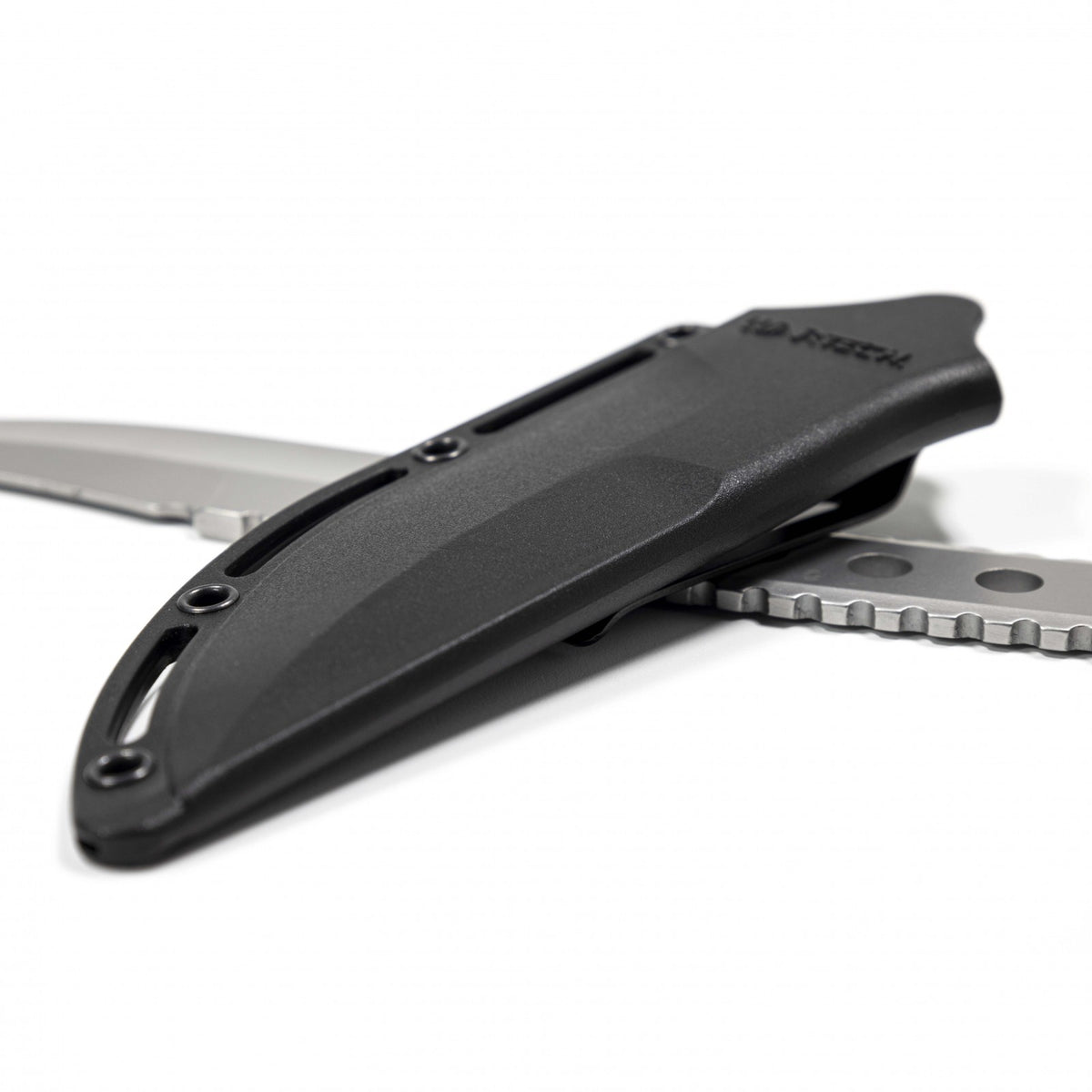 Full Tang Clip Point Tactical Knife with Kydex Sheath - Stainless Steel, 3.5 Inch Blade