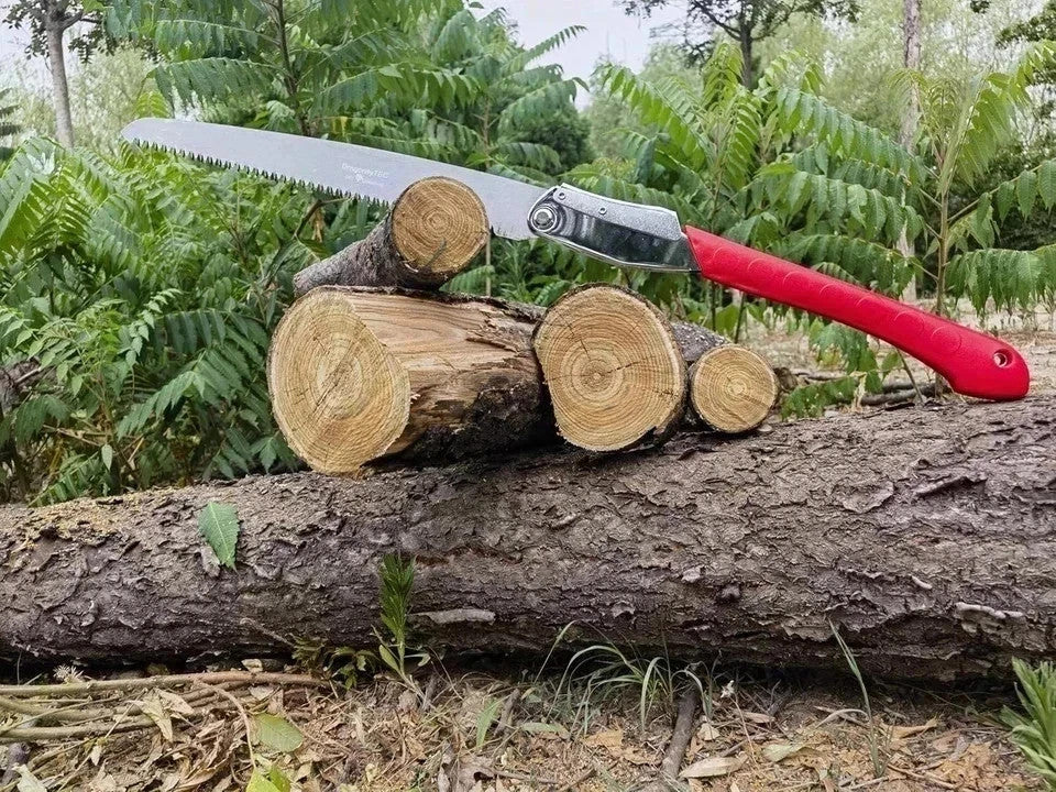 Large Folding Camping Saw - 14-Inch Blade for Hiking & Outdoor Tasks