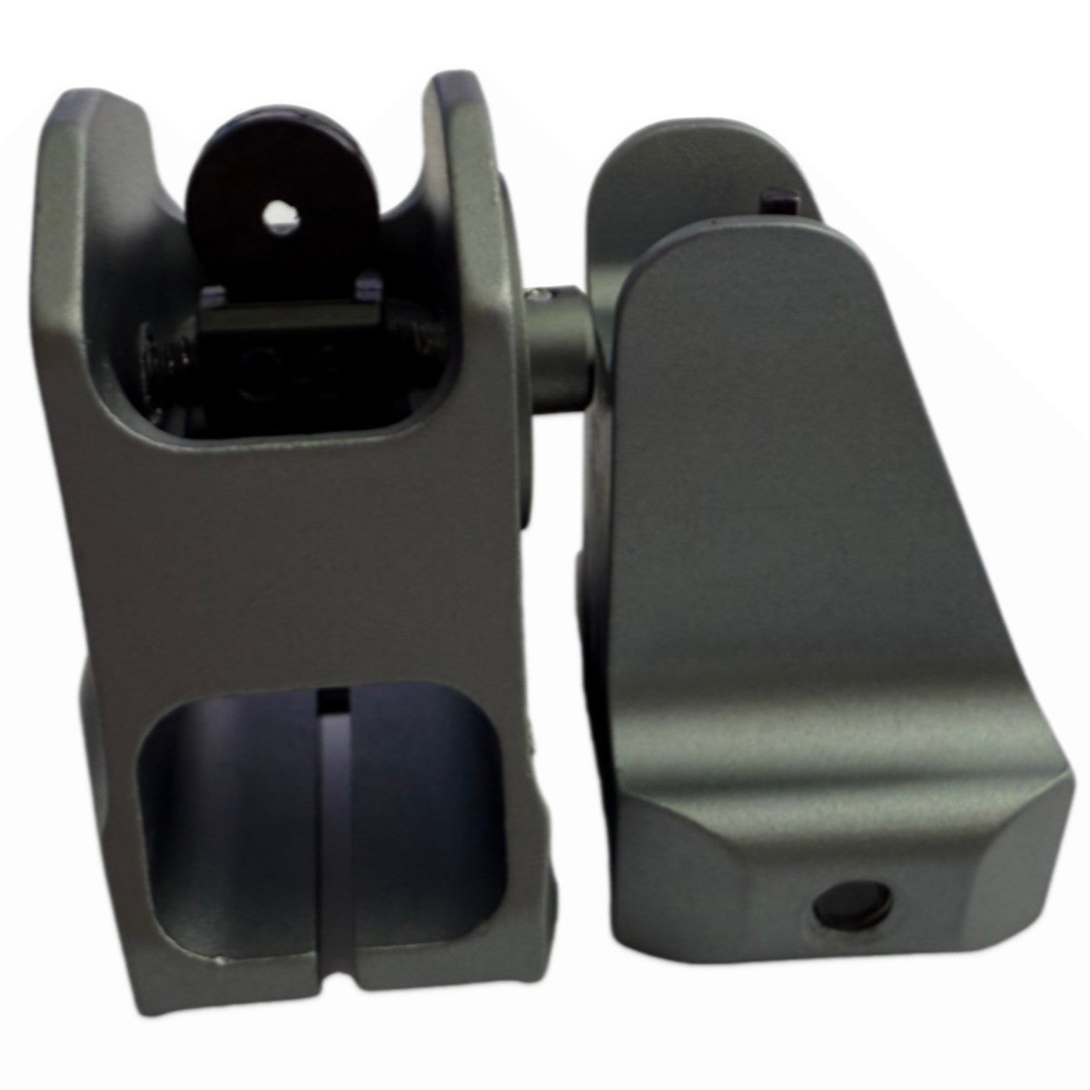 Aluminum Alloy Low Profile Front & Rear Sights Set for Bicycle, Gray