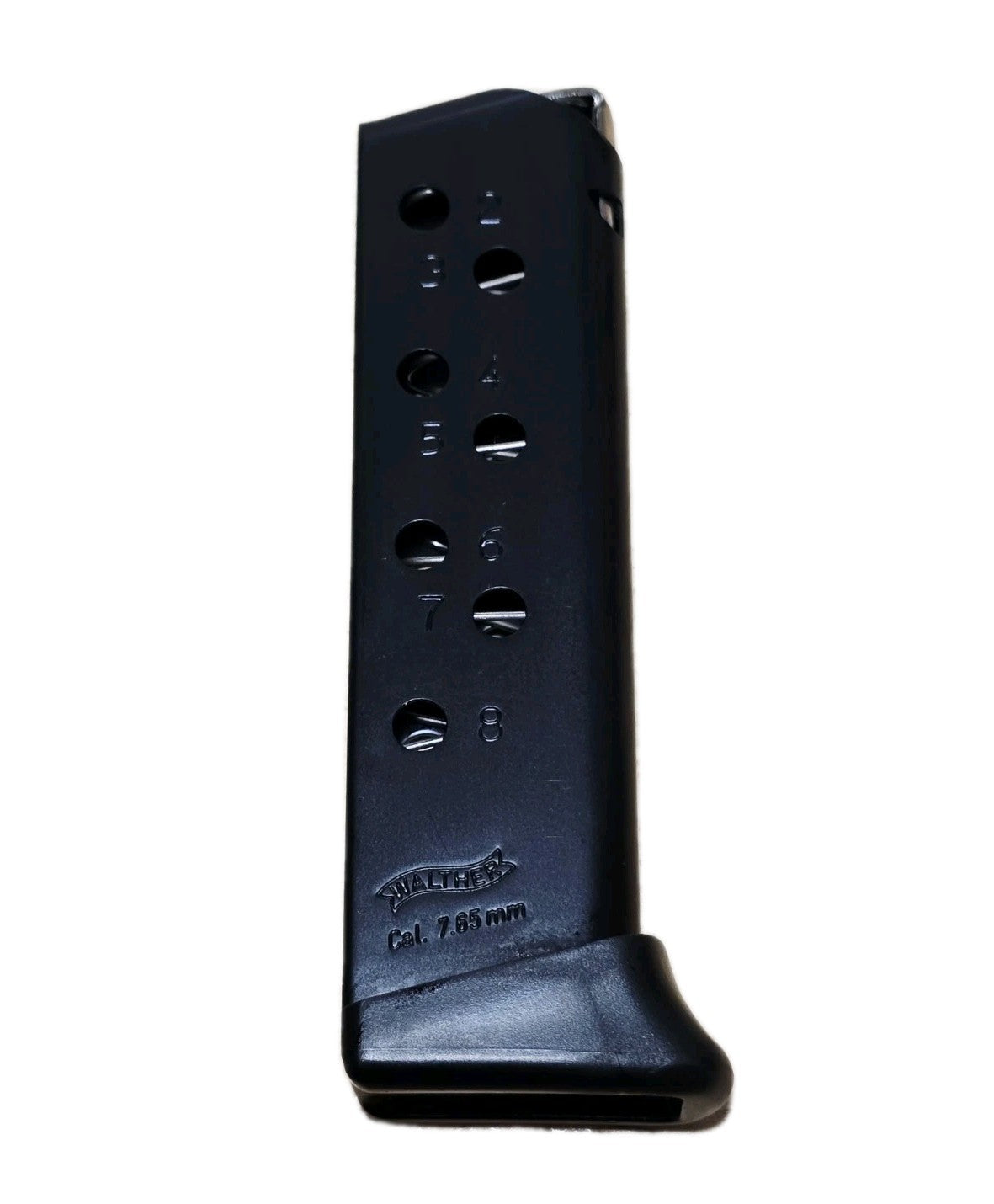 Walther PP PPK/S Pistol Magazine 8-Round 32 ACP with Finger Rest Black