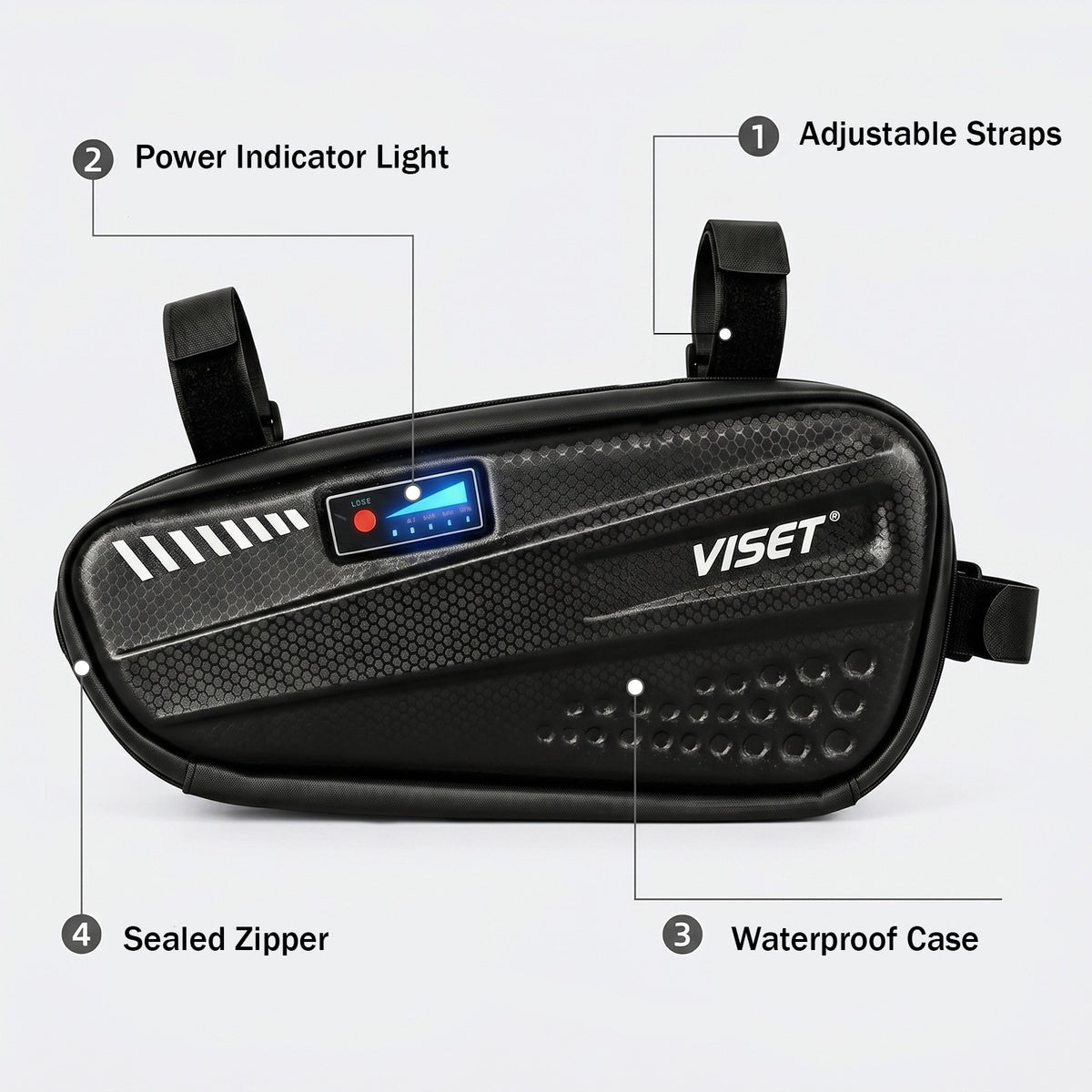 48V 10Ah Lithium Battery Pack with Waterproof Triangle Bag for E-Bikes and Electric Vehicles