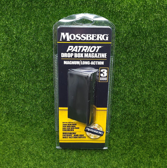 Mossberg Patriot & 4x4 Long Action Magnum 3-Round Drop Box Magazine - 7mm, .300, .338 Win Mag