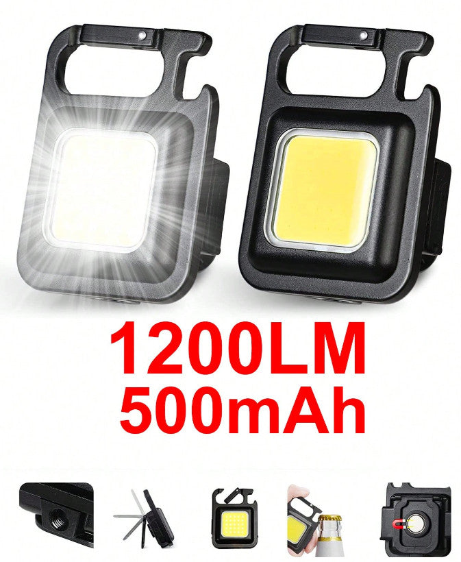 Rechargeable LED Flashlight 1200 Lumens Aluminum Handheld Torch