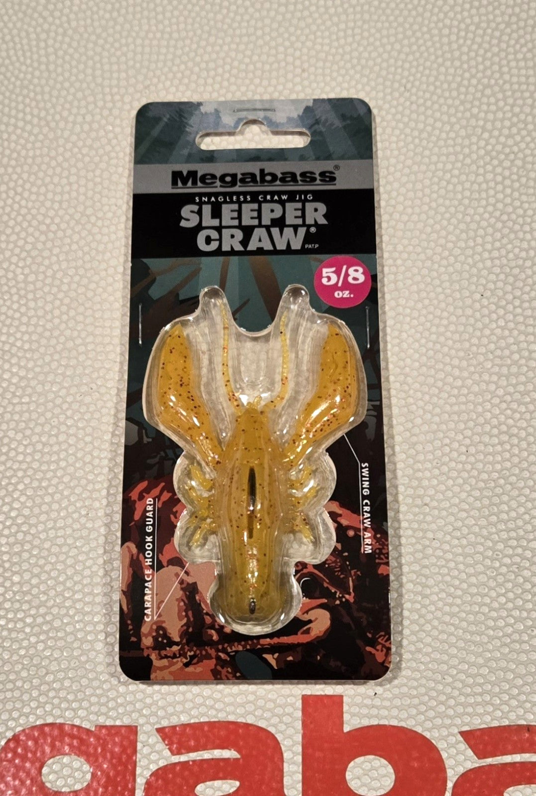 Limited Edition 5/8 oz Sleeper Craw Fishing Lure Caramel Shrimp