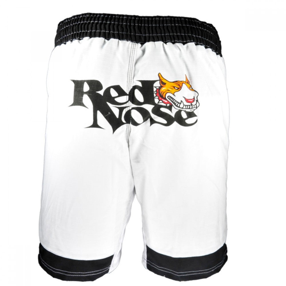 Red Nose Ripstop BJJ MMA Grappling Shorts - Unisex Athletic Fit