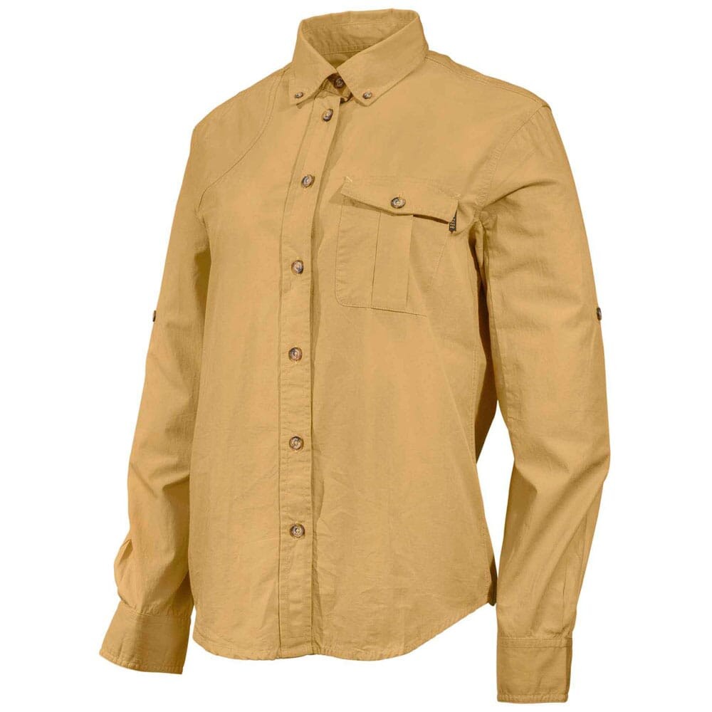 Women's UPF 50 Cotton Shooting Shirt - Sand Beretta Tactical Apparel