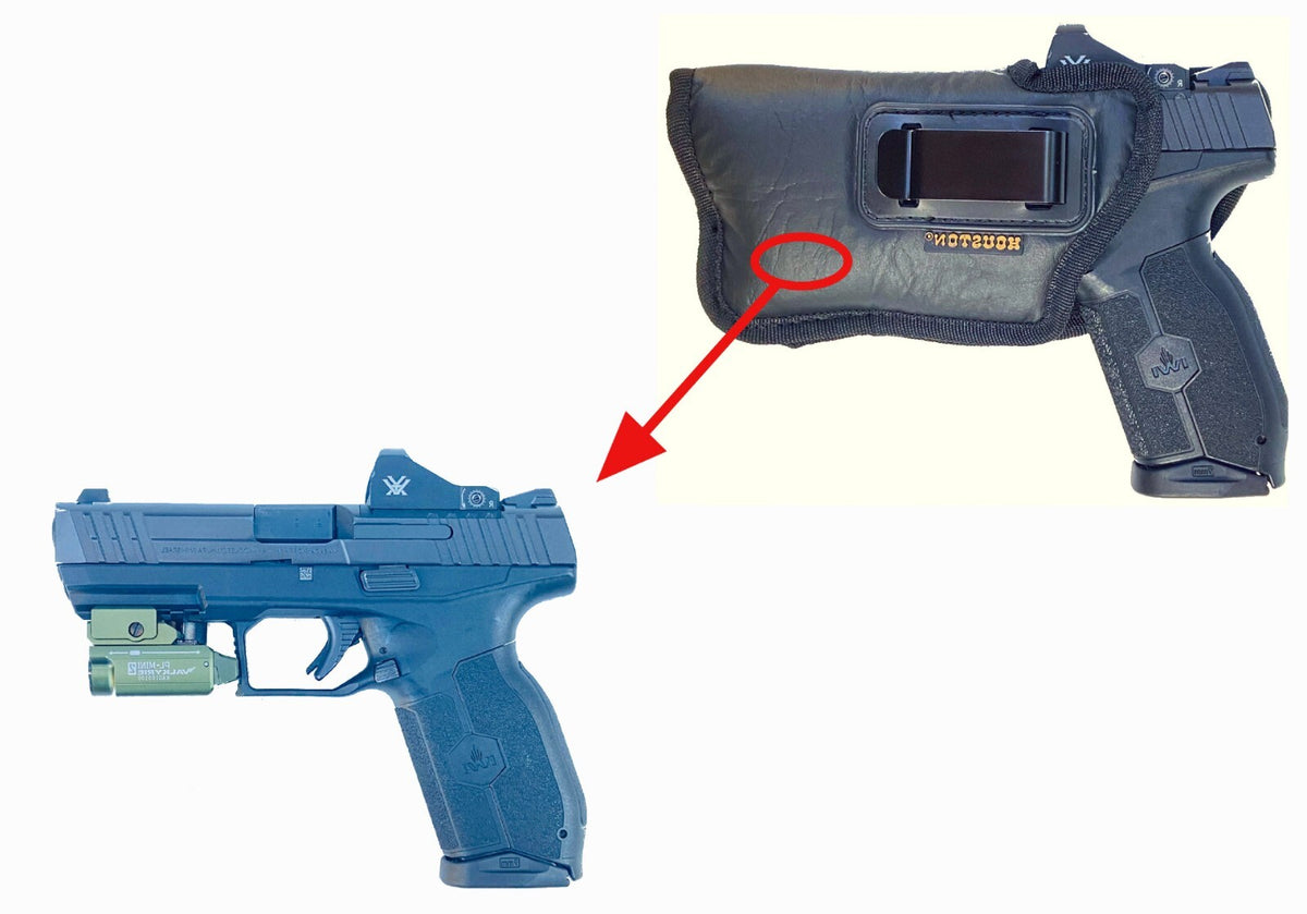 Laser and Red Dot Optic Cut Holster for Concealed Carry - Universal Fit