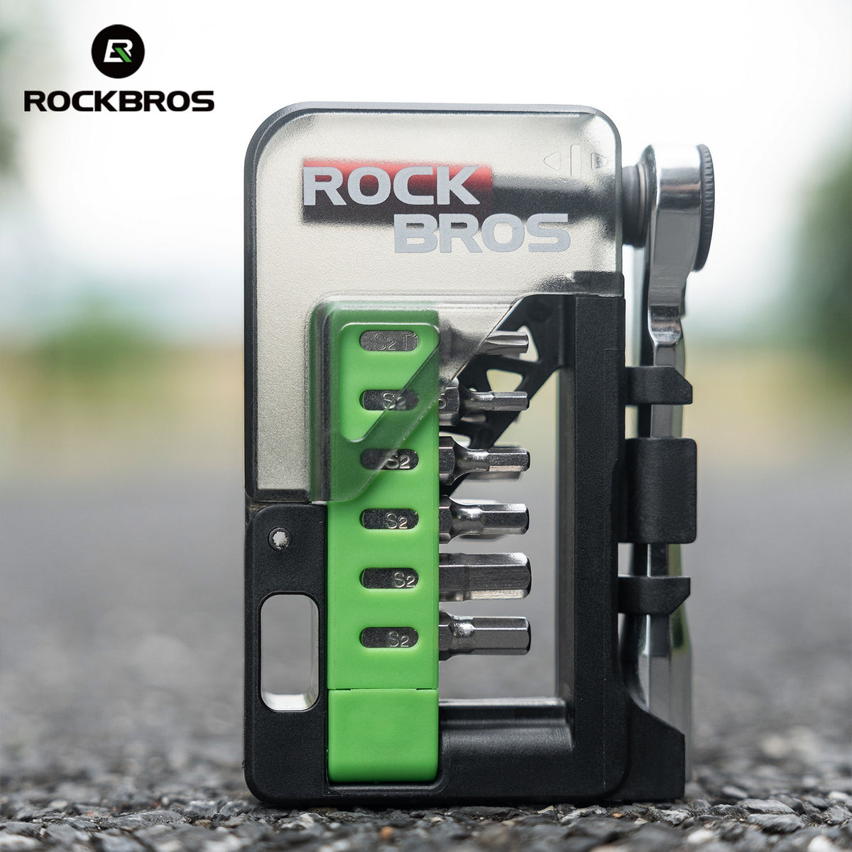 Mini Ratchet Wrench Tool Set - Portable Bike Repair Kit with Aluminum Handle