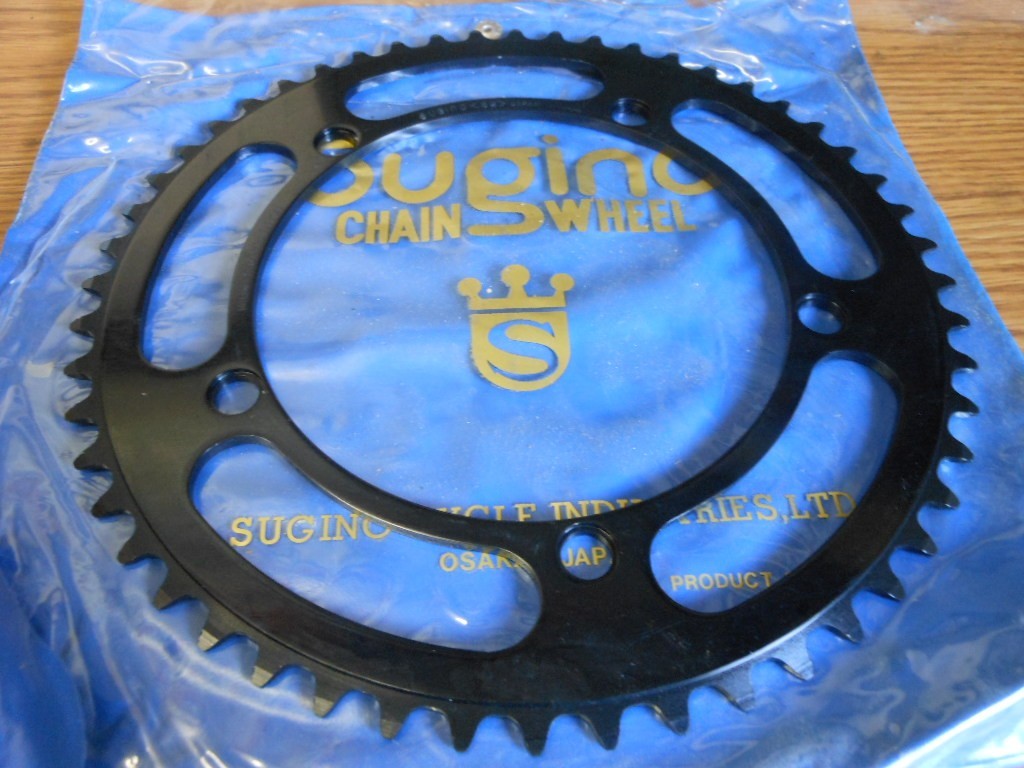 Vintage 52T Sugino Mighty Competition Bike Sprocket - 144BCD 3/32"