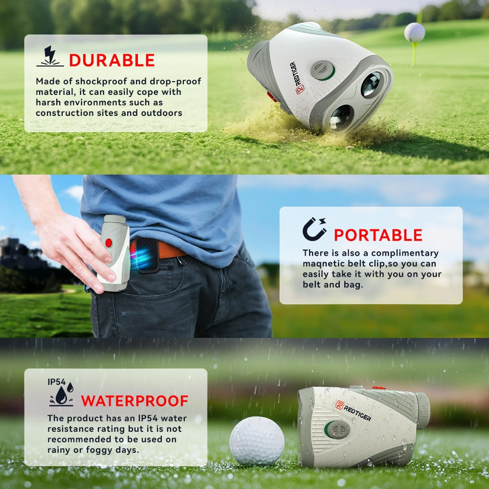 1200 Yards Laser Range Finder for Golf Slope & Distance Measurement