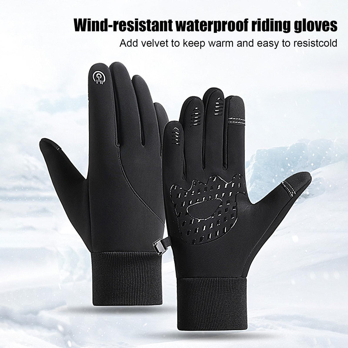 USB Heated Gloves Touch Screen Winter Warmth for Men Women