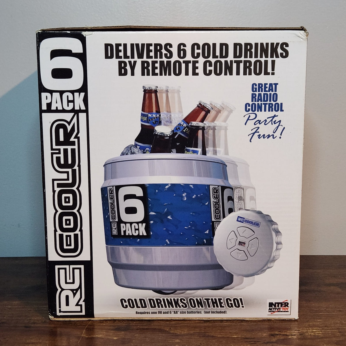 Remote Control Rolling Cooler - RC Cooler 6 Pack - Battery Not Included