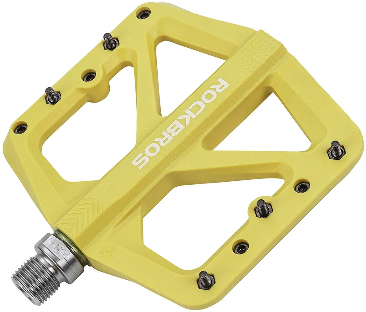Lightweight Nylon Bike Pedals with 9/16" DU Bearings for Mountain & Road Bikes