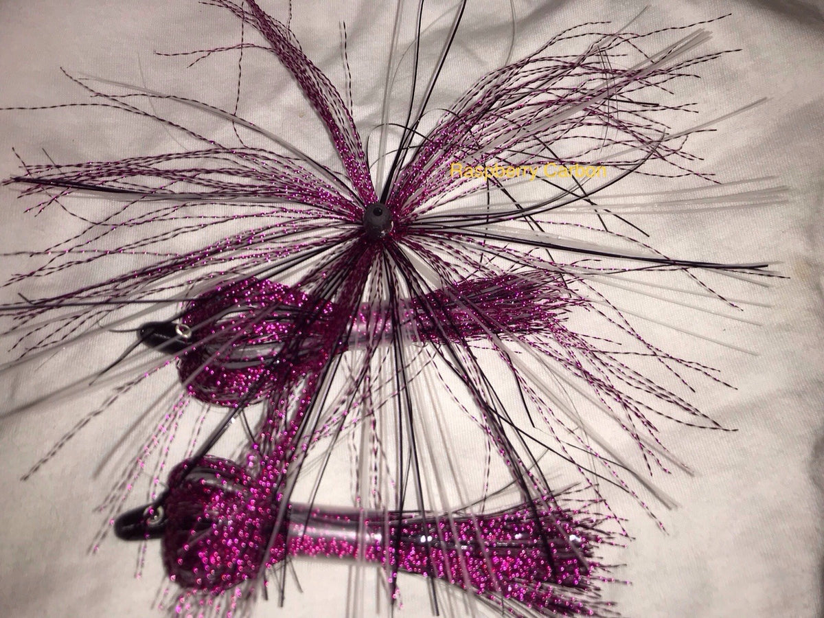 Salmon Trolling Flies Pack of 3 - Flash Bulb Series Unrigged 4 Inch