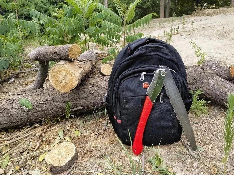 Large Folding Camping Saw - 14-Inch Blade for Hiking & Outdoor Tasks