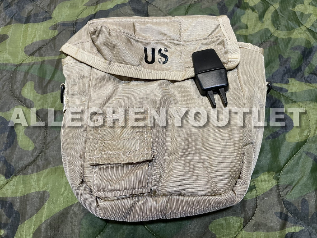 Military 2 Quart Collapsible Water Canteen with Cover and Strap
