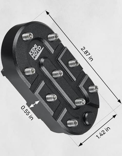 Aluminum Foot Pegs for CT125 Trail 125 Off-Road Motorcycle - Anti-Slip Pedals