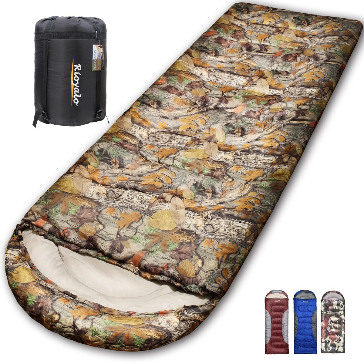 Zero Degree Winter Sleeping Bag for Camping & Hiking - Waterproof, Big & Tall
