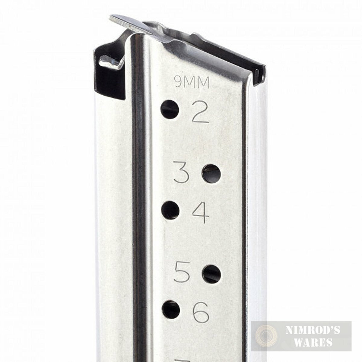 9mm 10-Round Stainless Steel Magazine for 1911 Pistols - Pack of 3