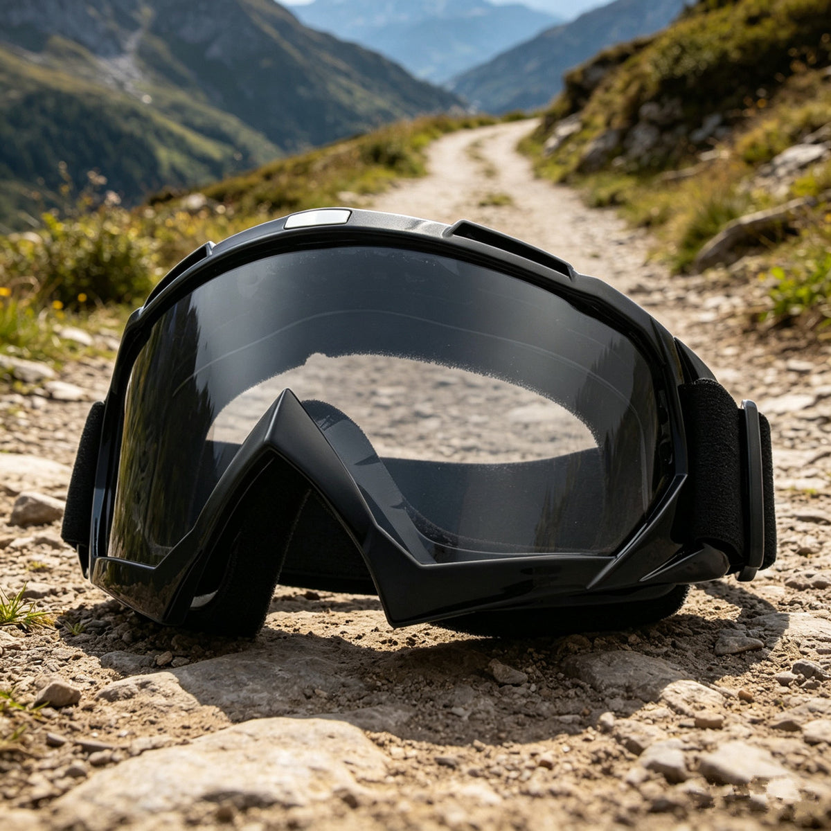 Motorcycle Goggles Fit Over Glasses Anti-Fog Shatterproof Clear UV400