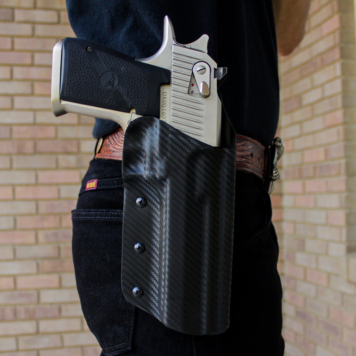 Desert Eagle .50AE Holster - Heavy Duty Kydex Gun Carry Case for Competitive Shooting
