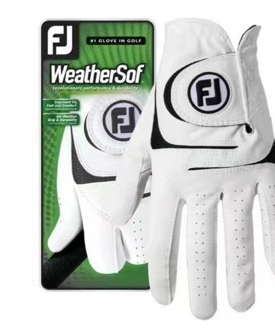 Golf Gloves 2-Pack for Men WeatherSof Left Hand Fit - Choose Size