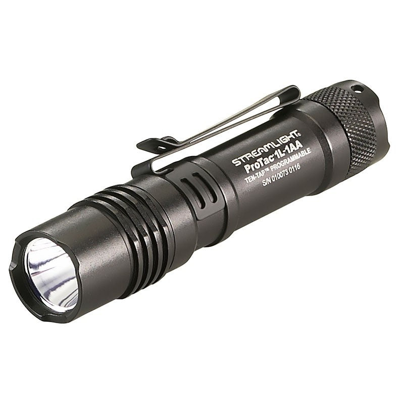 Dual Fuel Tactical Flashlight with Adjustable Modes and Impact-Resistant Body