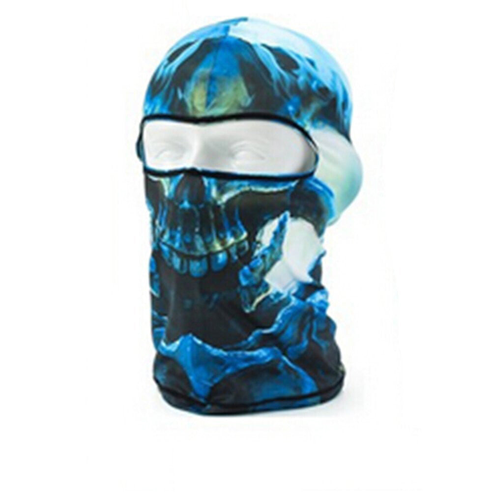 Full Face Balaclava Mask with Skull Print for Outdoor Sports & Tactical Use