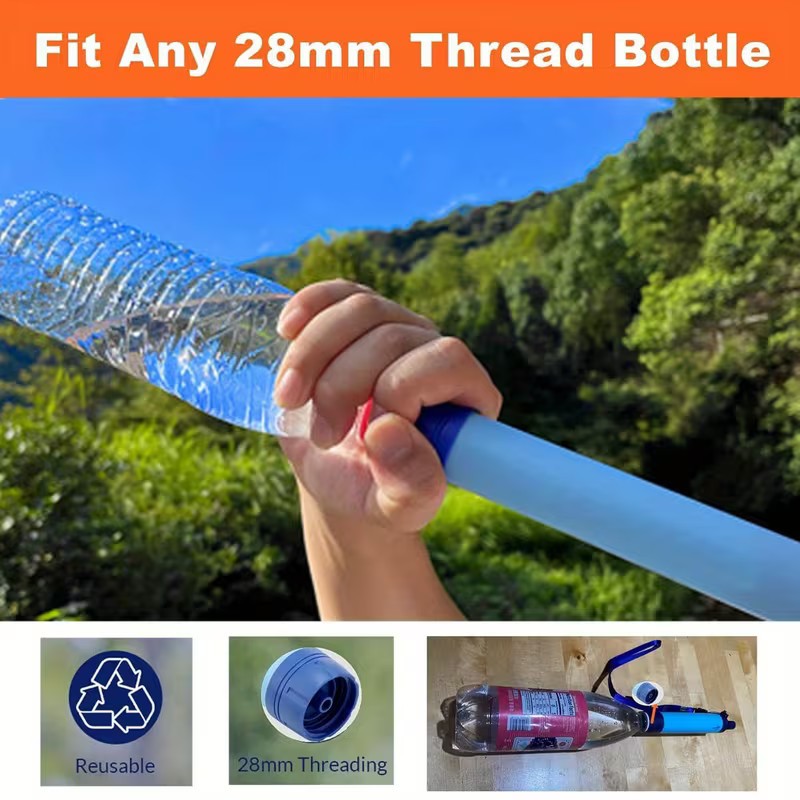 2-Pack Portable Water Filter Straw for Emergency Camping & Survival
