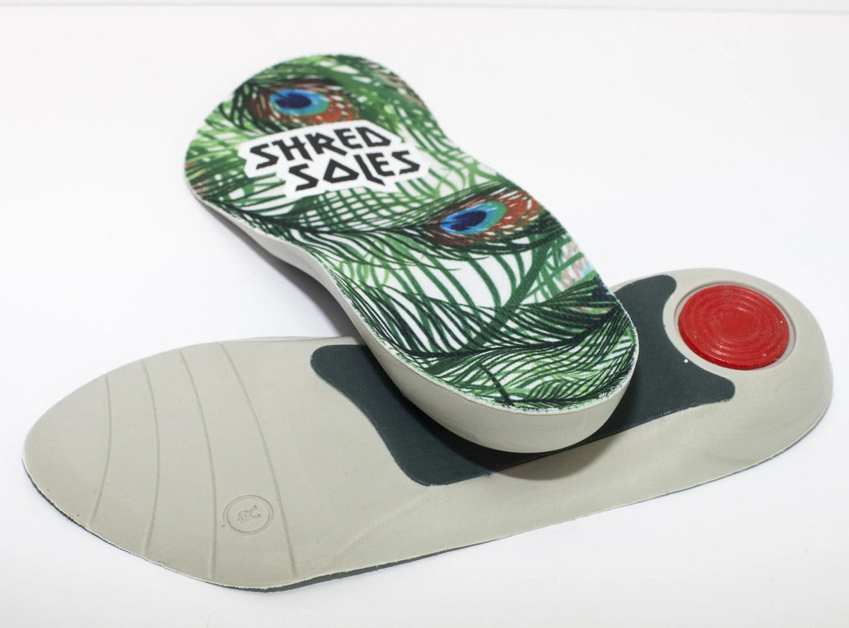 Skateboarding Insoles 3/4 Length Comfort & Stability Shoe Inserts
