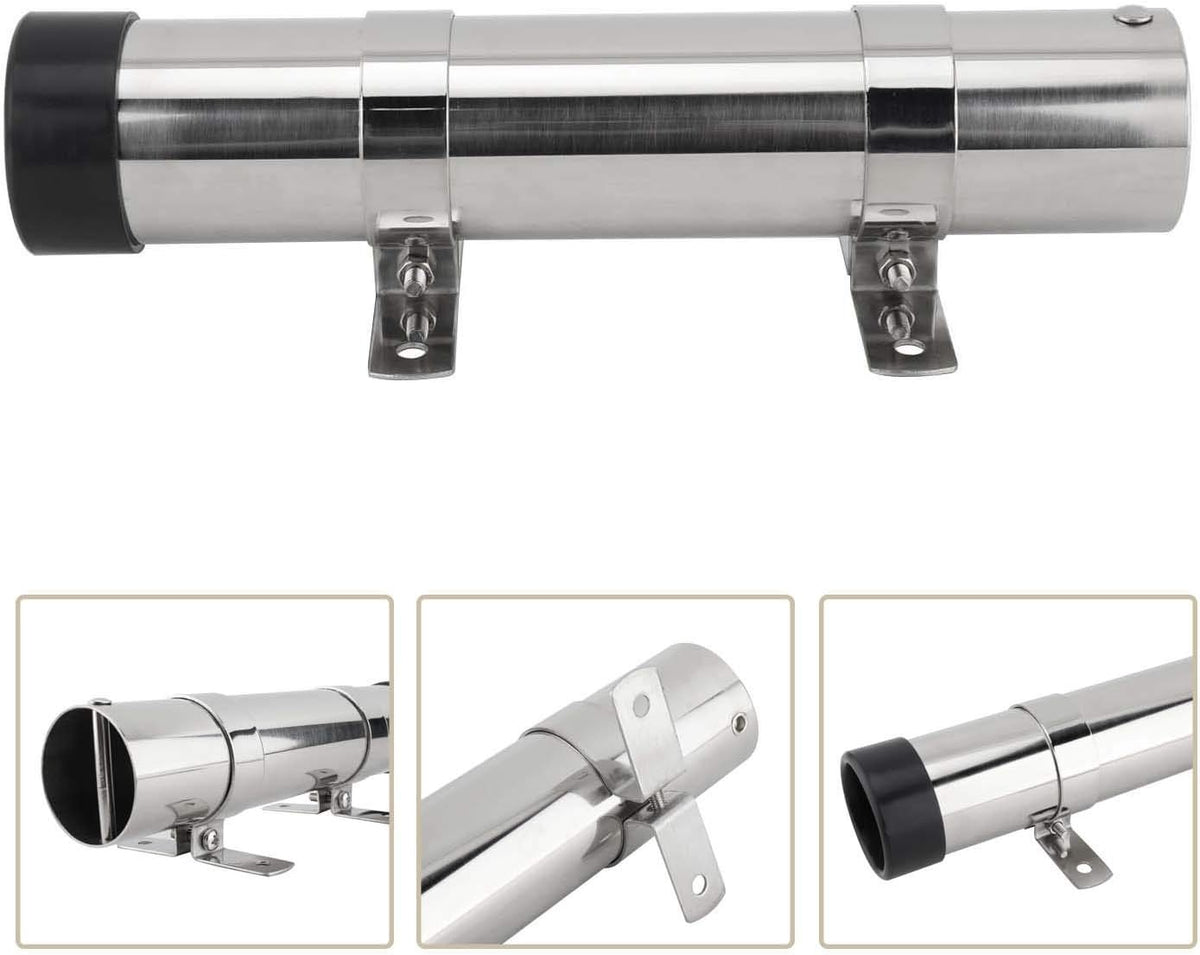 Stainless Steel Boat Fishing Rod Holders Side Mount with Brackets - Marine Grade 316