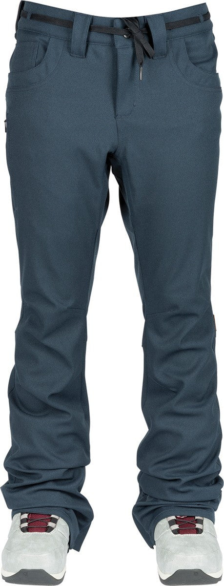 Women's Snowboard Pants Skinny Fit Waterproof Twill Insulated