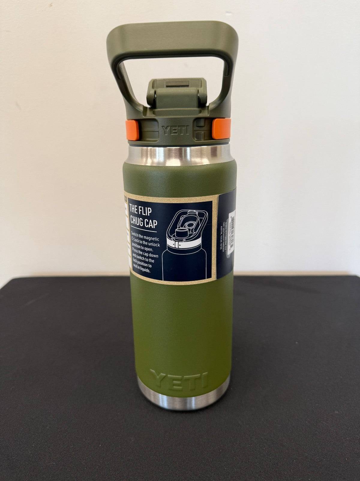 26oz Insulated Water Bottle with Flip Chug Cap - Durable Stainless Steel Outdoor Hydration