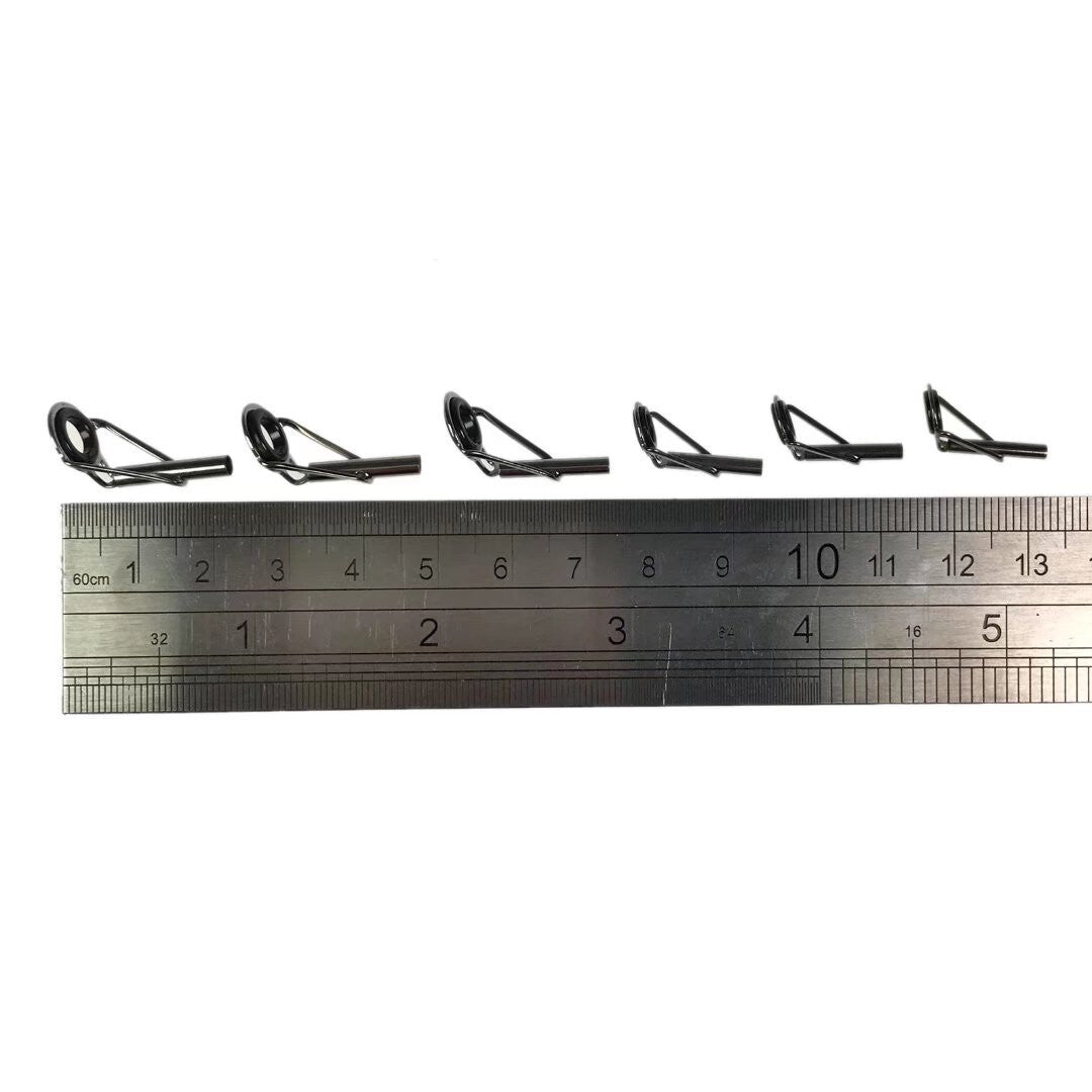 Fishing Rod Tip Repair Kit Stainless Steel & Ceramic - 30pcs Multi-Size