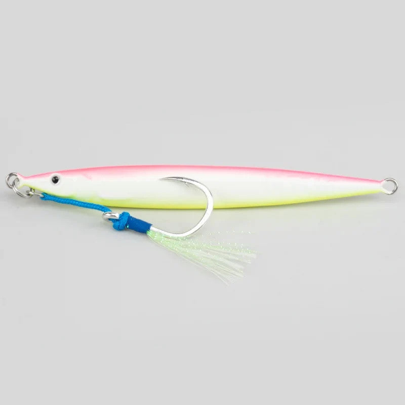 UVT Captain Cory's Tuna Jig Shore Catch Full Glow Electric Chicken - Deepwater Saltwater Fishing Lure