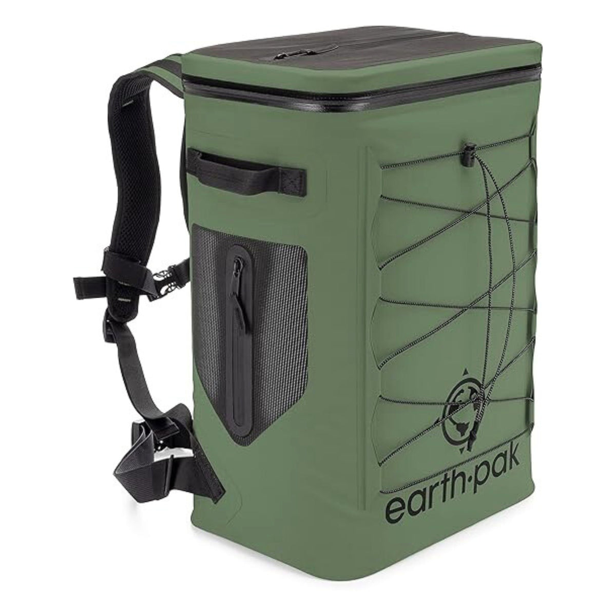 Insulated Backpack Cooler Holds 35 Cans for 72 Hours, Waterproof Green