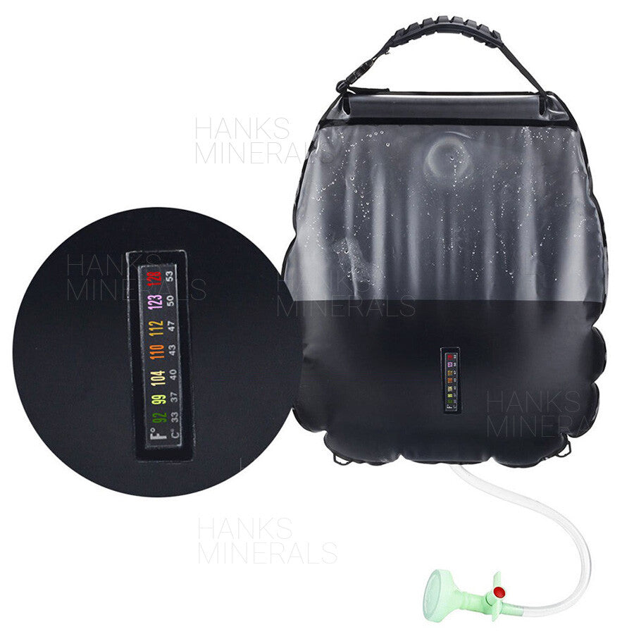 20L Portable Solar Shower Bag for Camping Outdoor Water Heating