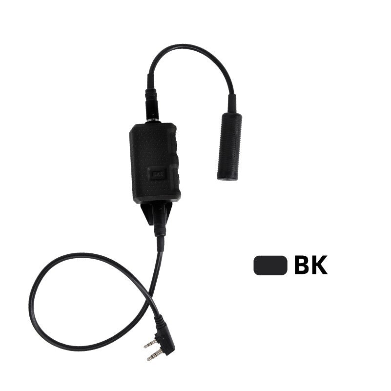 Tactical Noise Reduction Communication Headset with PTT for Helmet Use