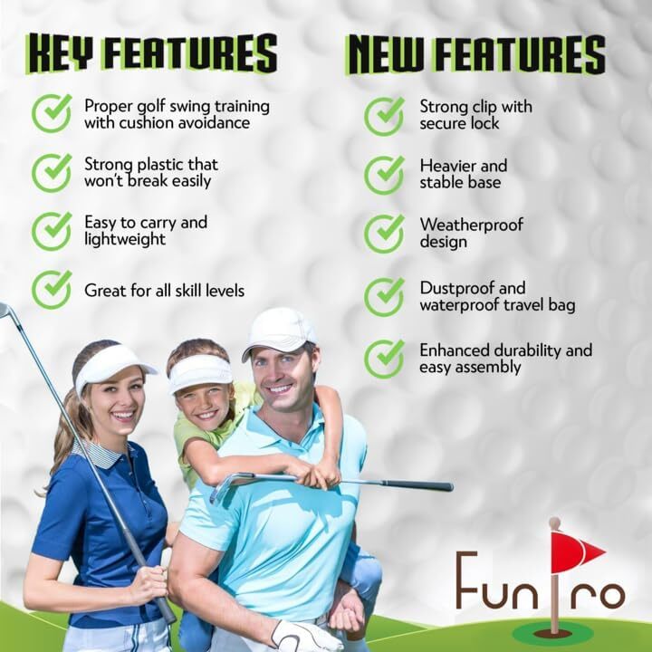 Golf Swing Trainer - Portable Slice Corrector for All Skill Levels