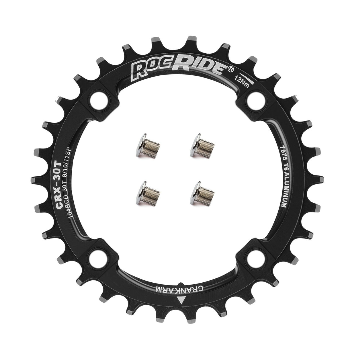 Bicycle Narrow Wide Chainring 104 BCD for 9/10/11 Speed - 30T or 32T Options
