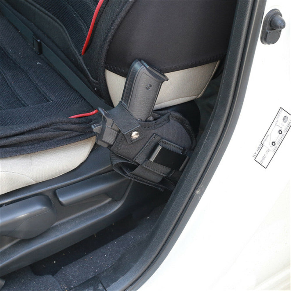 Vehicle Mount Car Truck Holster with Concealed Carry & Adjustable Straps