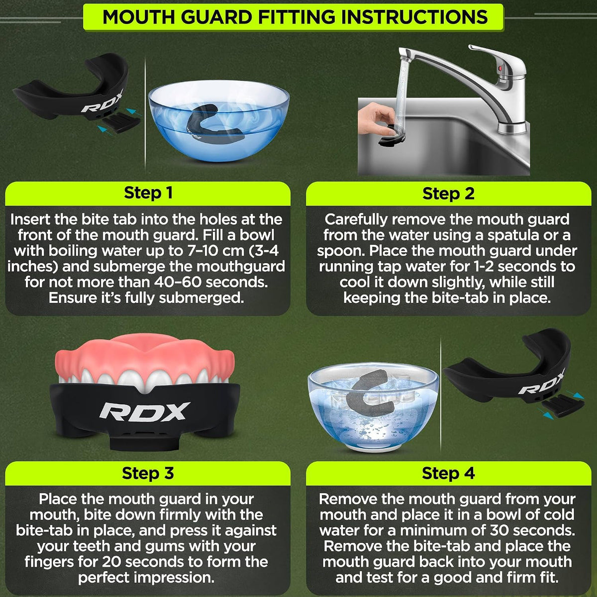 Adult Boxing Mouth Guard - MMA Kickboxing Muay Thai Protective Gear