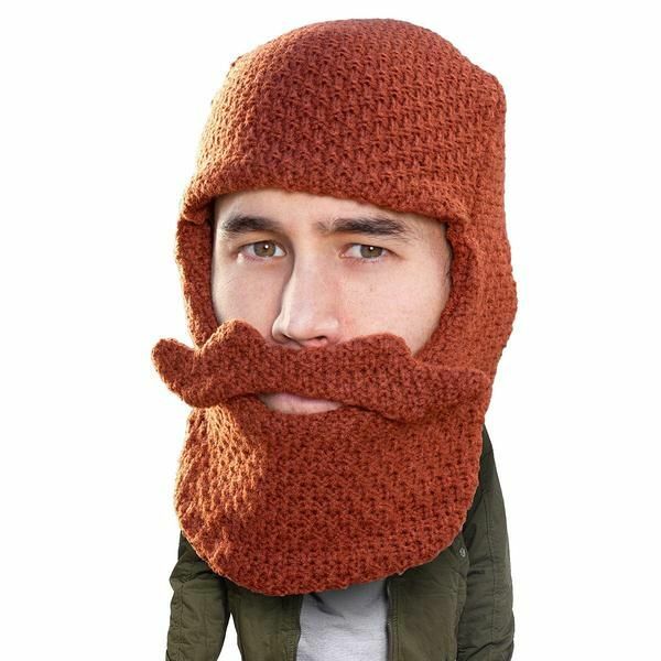 Beard Head Classic Knit Bearded Face Mask & Hat - Unisex Winter Accessory