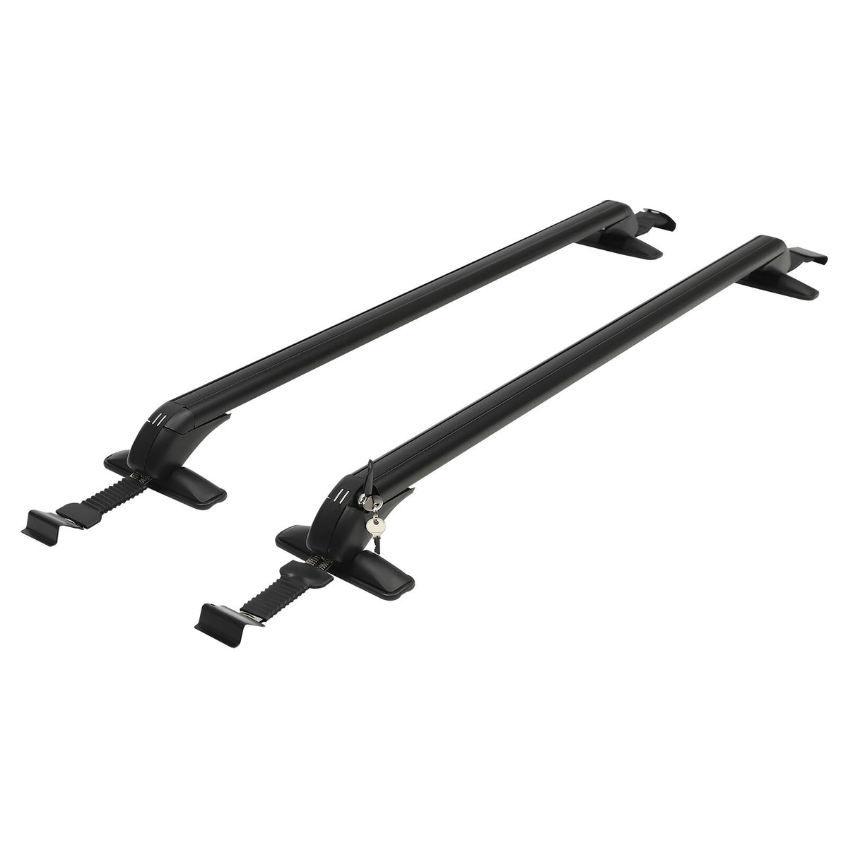 Universal Car Roof Rack Cross Bar with Lock Aluminum for 4-5 Door Vehicles