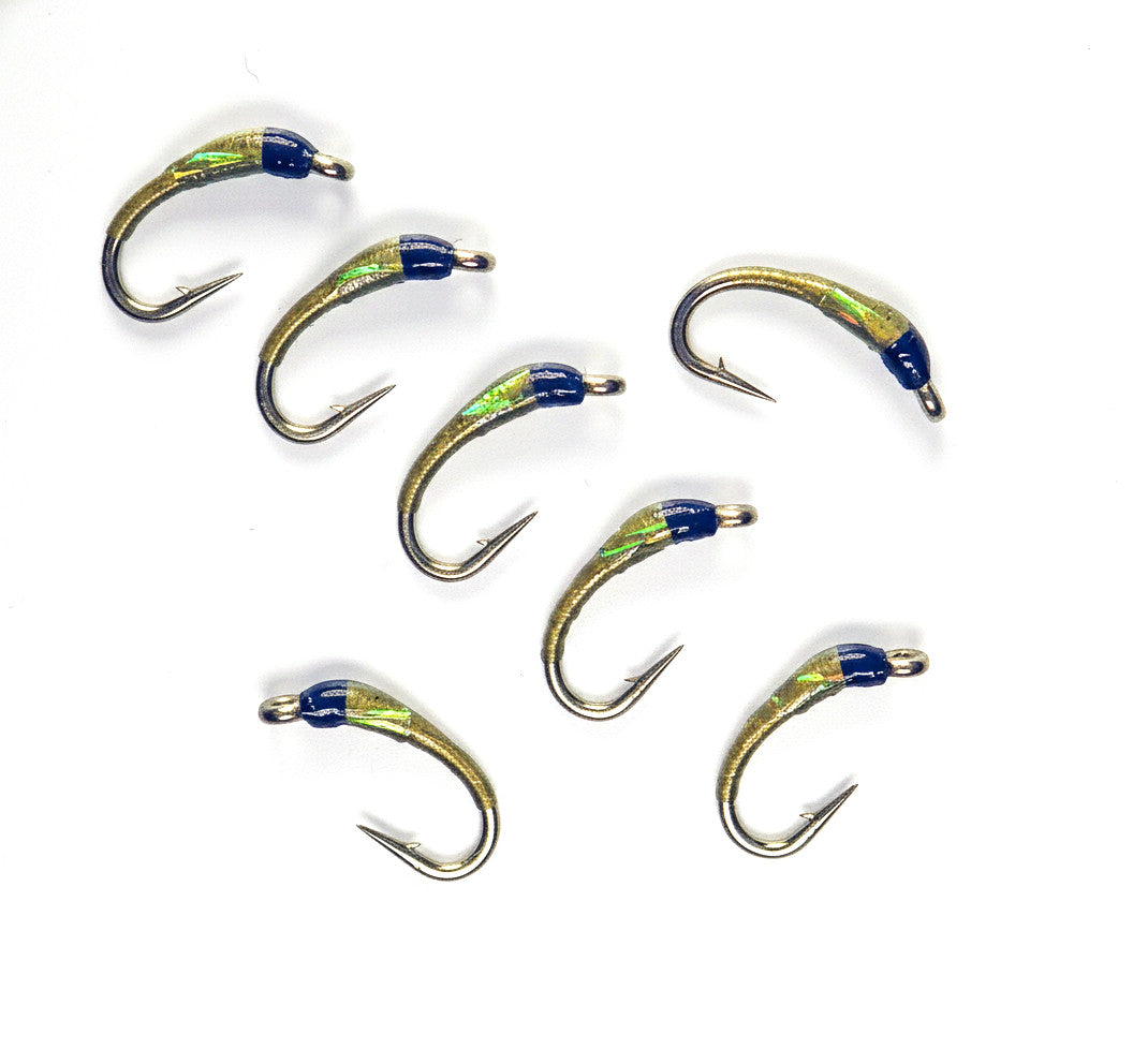 Premium Trout Fly Fishing Flies Olive Nymph Emergers - Guide Tied