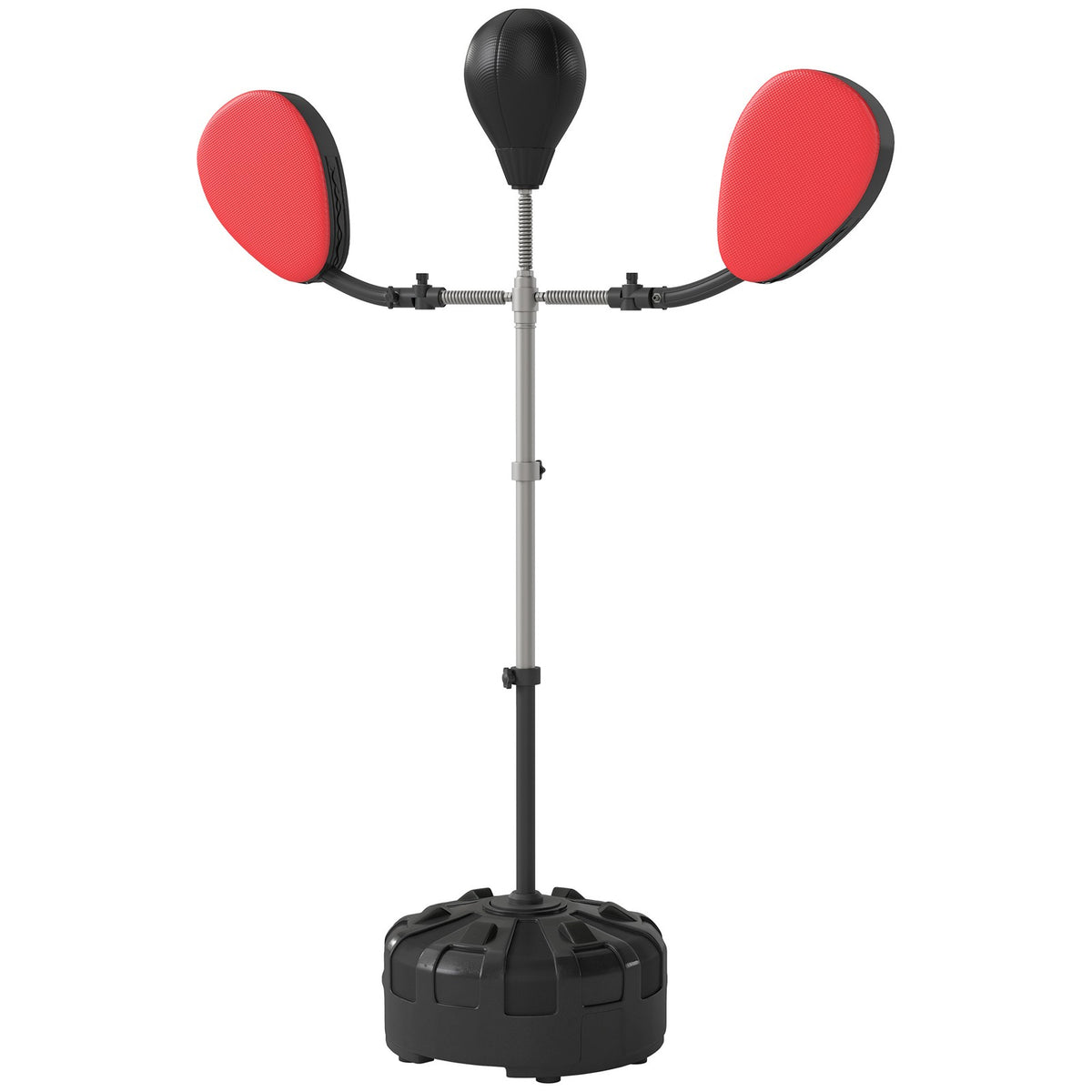 3-in-1 Boxing Bag with Stand, Speed Bag & Target Arms, Adjustable Height