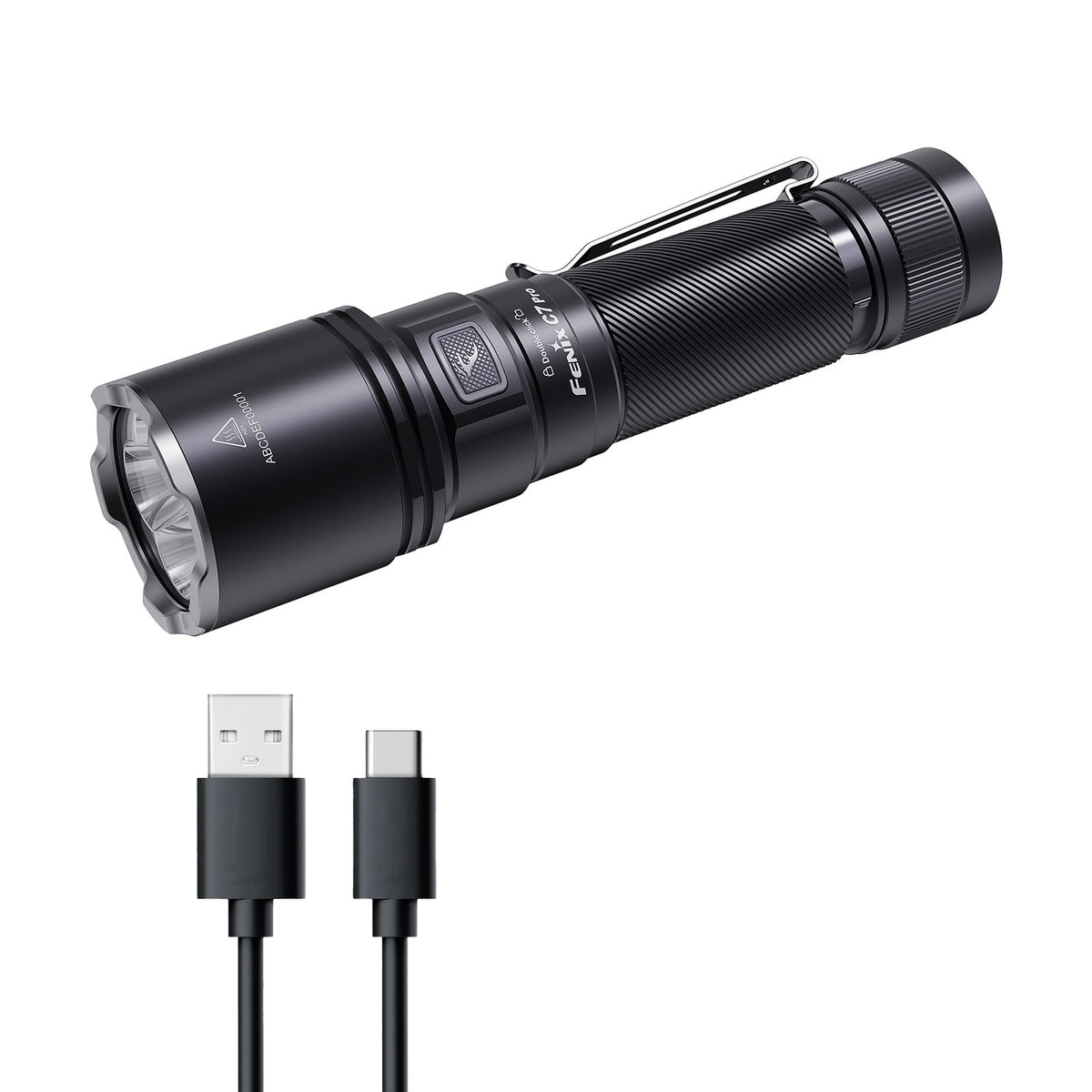 Fenix C7 Pro Tactical Flashlight 4600 Lumens USB-C Fast Charging